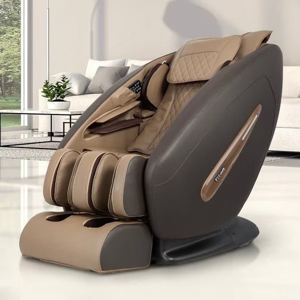 Titan 3D Pro Commander Zero Gravity Massage Chair, Beige, Titan, Mfr#: Titan Pro Commander